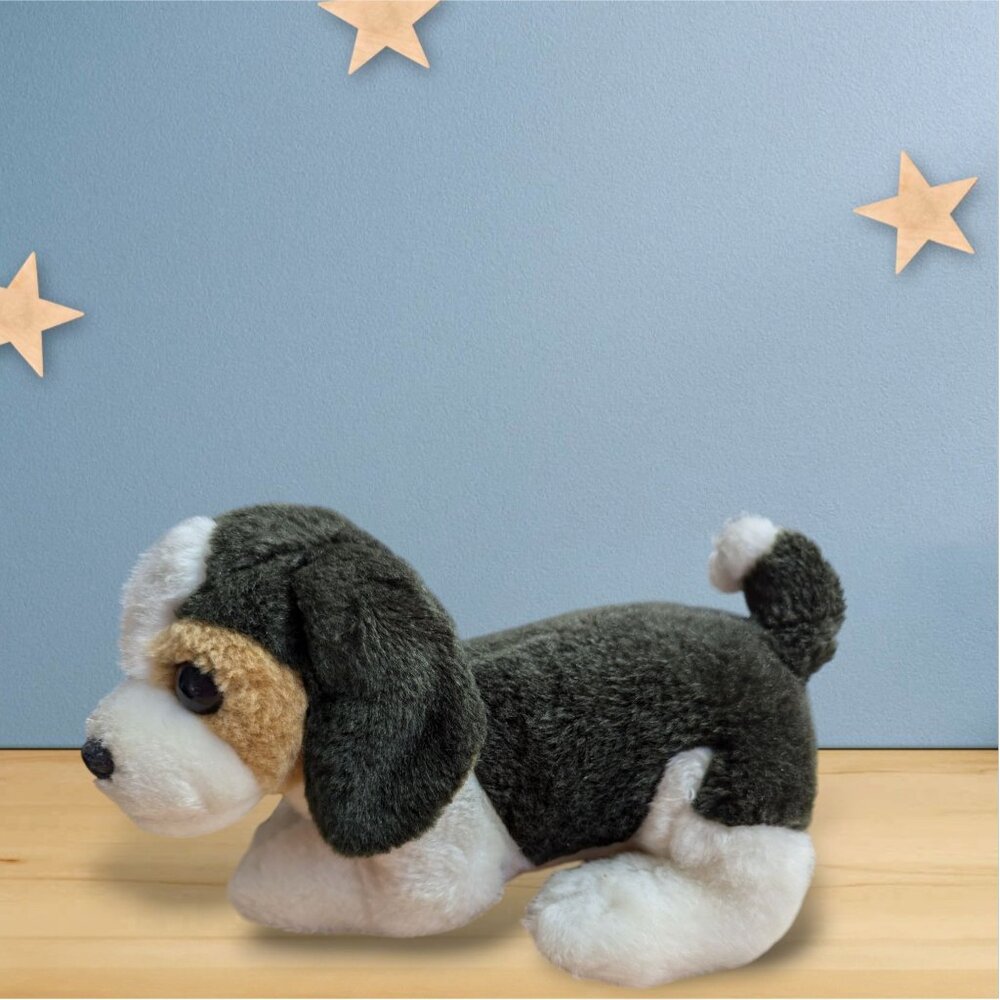 Miyoni by Aurora beagle stuffed animal toy September 2017‎ 10x6 bead weighted